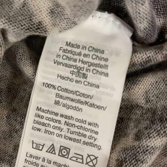 J CREW leopard 100% cotton women’s teddie lightweight sweater. Size XS - Picture 7 of 7